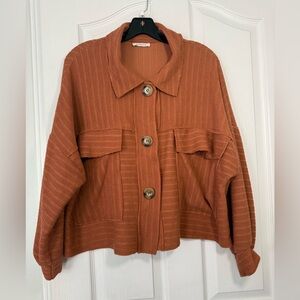 BUCKETLIST Terracotta Utility Jacket Large